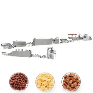 Kelloggs Corn Flakes Breakfast Cereal Normal Making Machine Breakfast Cereal Extruder Production Line