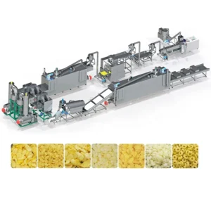 Whole Grain Choco Hoop Crunchy Wheat Cereal Ring Fruit Loops Snacks Extruder Machine /breakfast Cereals Corn Flakes Production