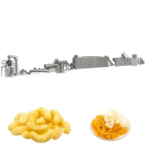 Corn Flake Making Machine Corn Puffs Making Machine Snack Food Production Line