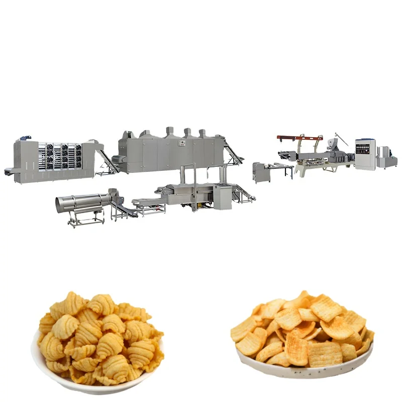 New Doritos Chips Frying Equipment Machine Automatic Tortilla Corn Chips Making Line Portable High Productivity