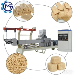 Twin Screw Extruder for Textured Vegetable Protein (TVP)