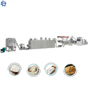 Twin-Screw Extrusion Line for Modified Starch. Producing Pregelatinized Adhesive & Food Grade Powder