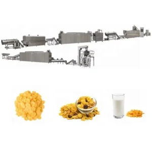 Manufacturing Industrial Breakfast Cereal Small Maize Corn Flakes Making Machine