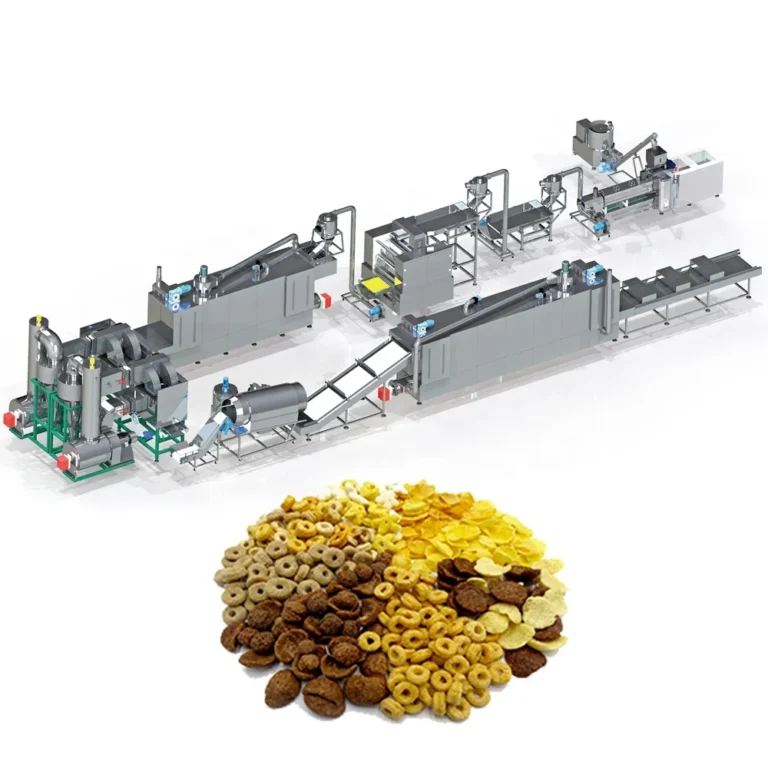 Corn Flakes Production Line Breakfast Cereal Production Machine Line Corn Flake Making Machinery