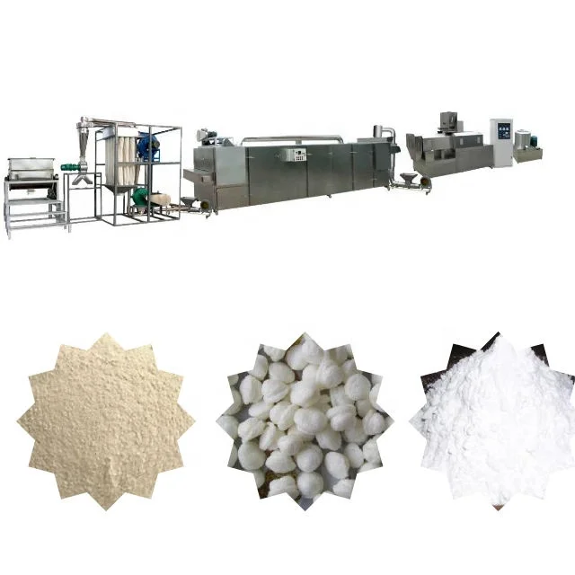 Modified Starch Production Line Expanded Corn Starch Modified Starch Making Machine Production Line