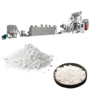 Twin Screw Modified Cassava Starch Process Line Modified Corn Starch Production Machinery