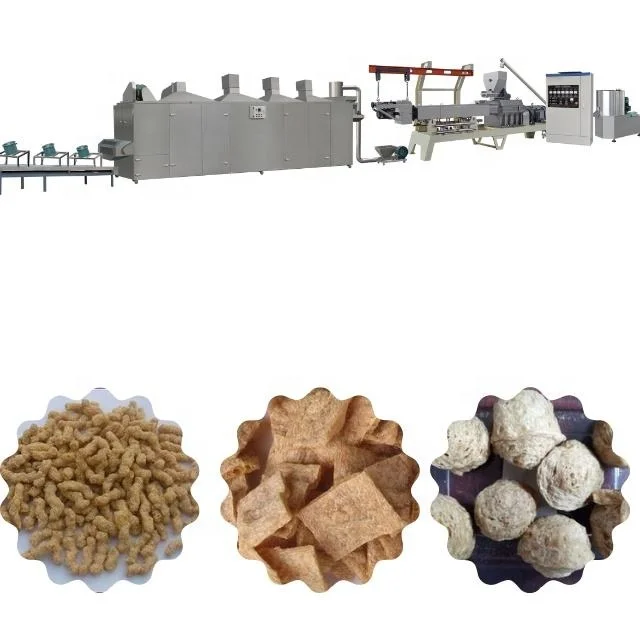 Health Meat-like-alternatives Soybean Protein Making Machine Cost-effective Textured Soy Protein Production Line