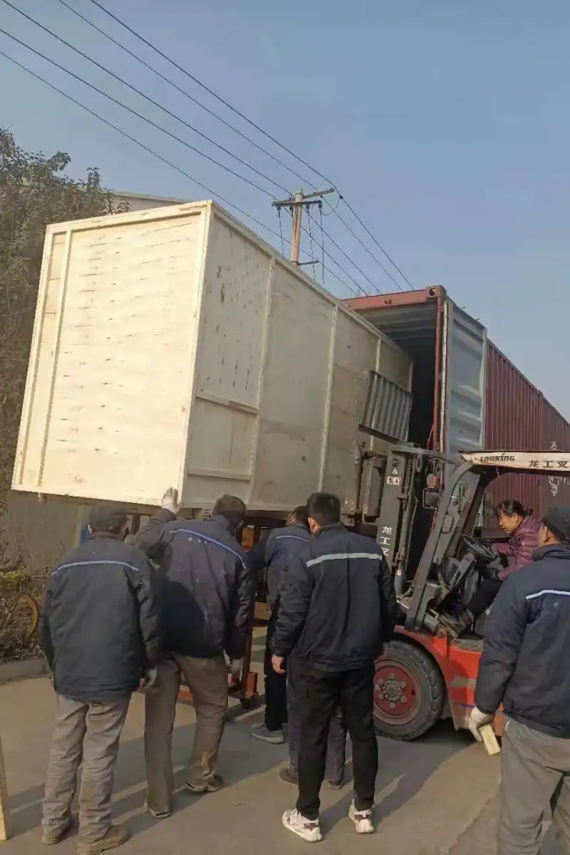 Equipment packing process