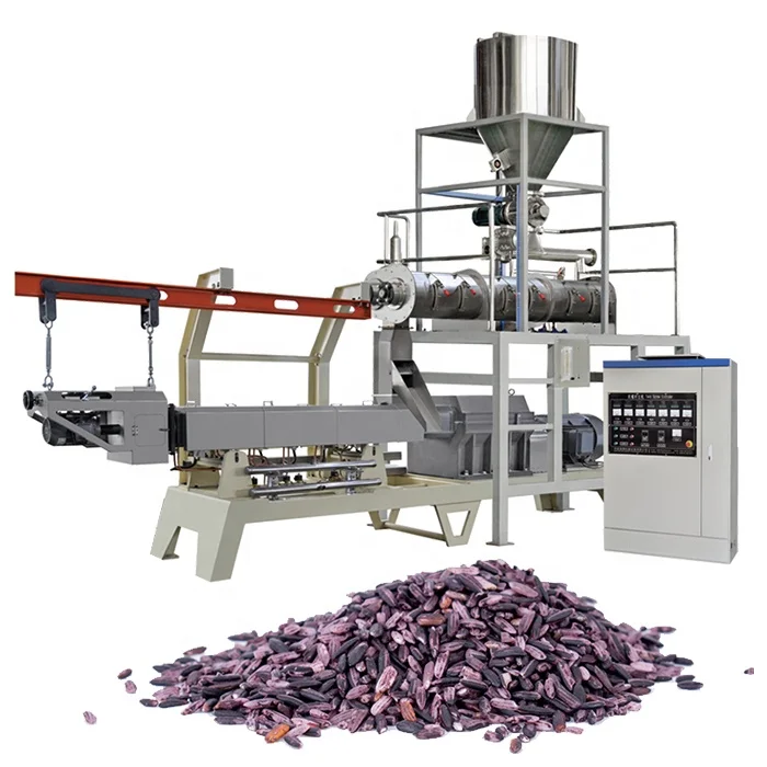 Full Automatic Indian Fortified Rice Artificial Rice Making Machine Industrial Production Line Food Processing Equipment